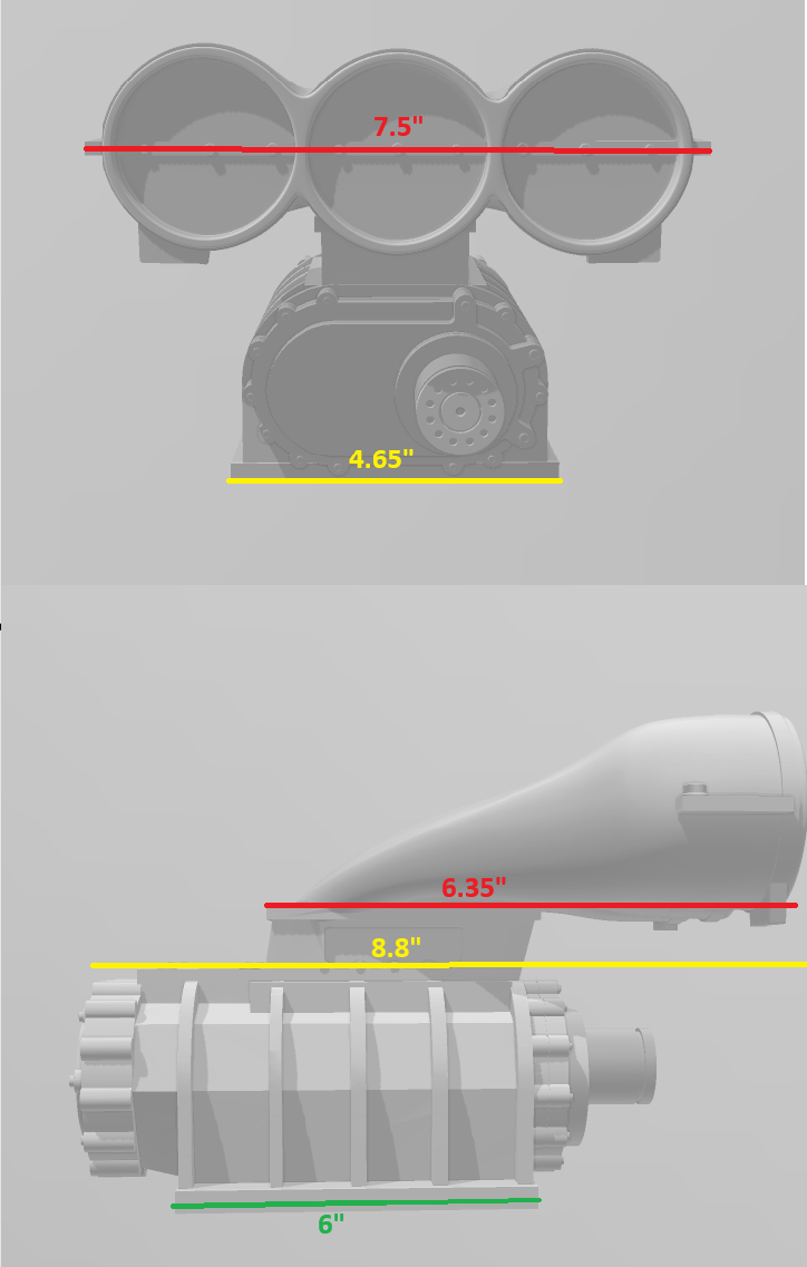 Pedal Car Racing Supercharger/Blower Combo