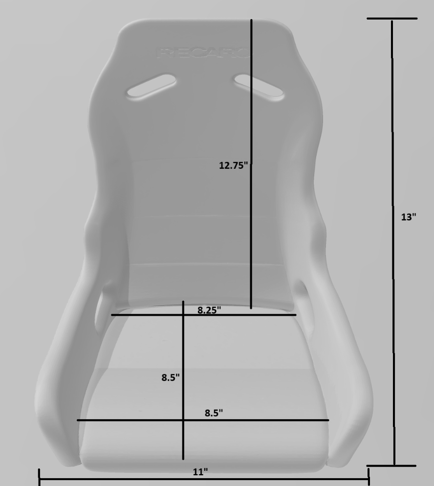 Pedal Car Racing Seat